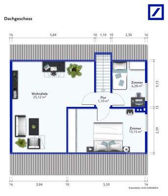 möglicher Grundriss Dachgeschoss