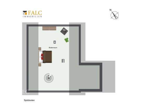 Spitzboden Grundriss