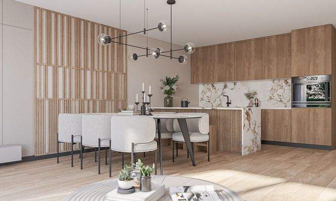 Innenraum - Visualisierung, EG Essplatz