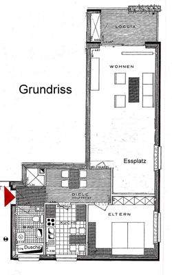 Grundrisszeichnung