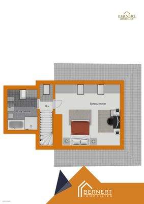 Grundriss DG visualisiert