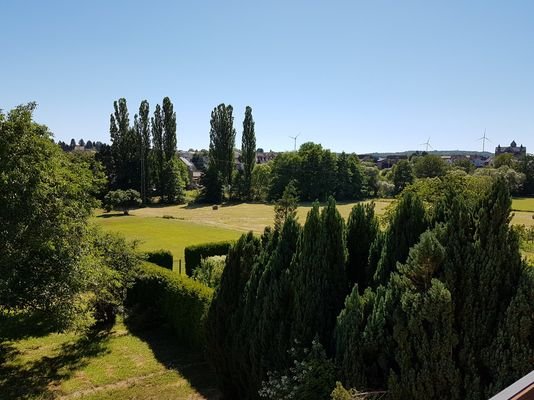 Ausblick vom Balkon