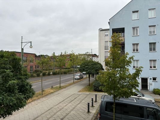 Aussicht vom Balkon