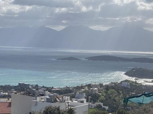 Baugrundstück mit Meerblick in Katsikia bei Agios Nikolaos