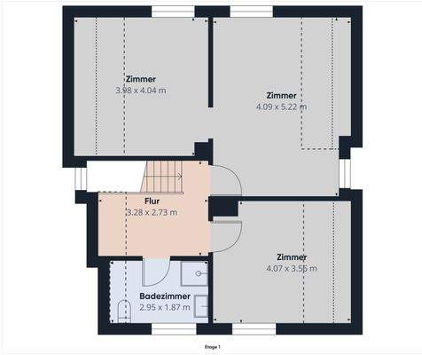 Grundriss 1. Obergeschoss