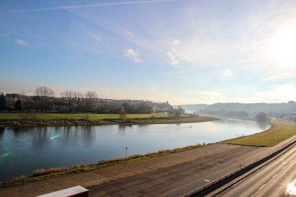 Blick über die Elbe