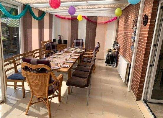 ca. 28 m² großer Wintergarten