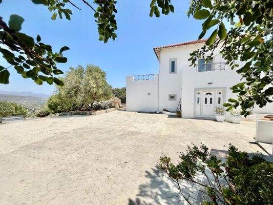 MIT VIDEO! Kreta, Kalo Chorio: Elegante freistehende Villa mit Meerblick zu verkaufen