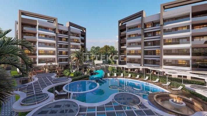 Apartments with Pool in Altıntaş Close to the Airport