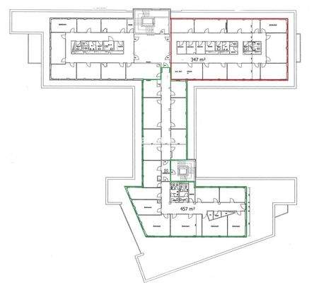 Grundriss 4. OG 803 m²