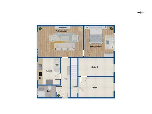 Grundriss Untergeschoss