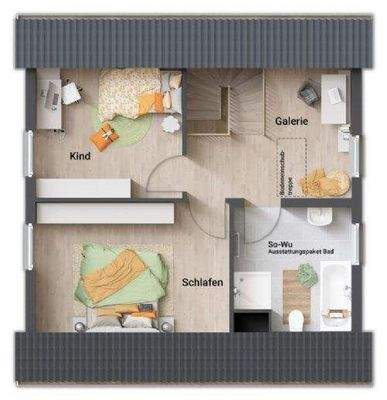 Grundriss Dachgeschoss