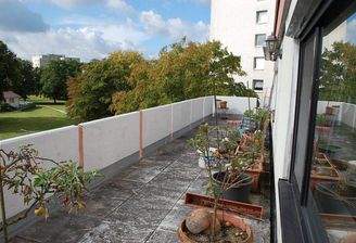 Doppel-Apartment: Terrassenansicht 
