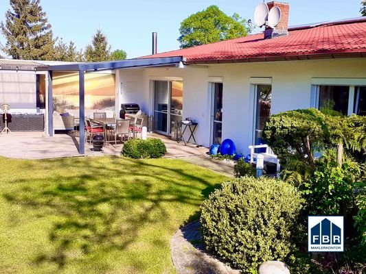 Die Terrasse am Haus