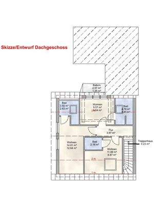 Grundriss Dachgeschoss