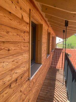 Fassadengestaltung mit Lärchenholz