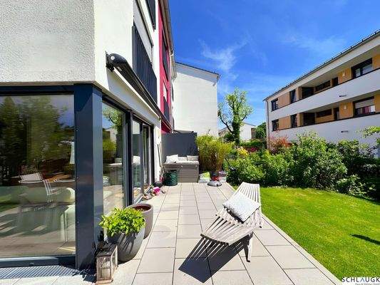 Terrasse mit Garten - Südausrichtung