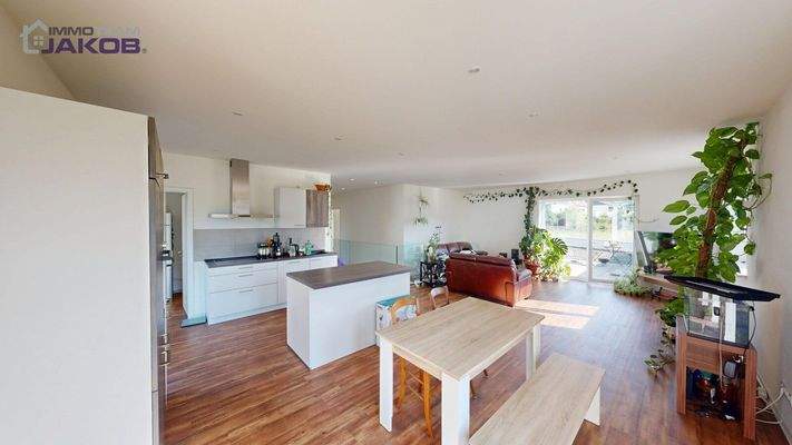 Wohnzimmer-/Esszimmer/Küche  EG