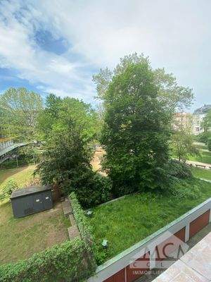 Ausblick vom Schlafzimmer