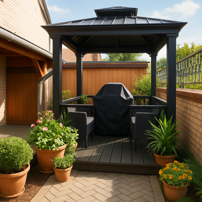 Freisitz mit Gasgrill