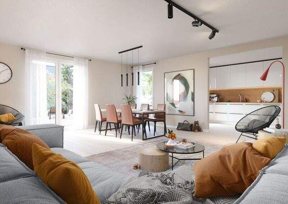 Bungalow 108-Wohnzimmer