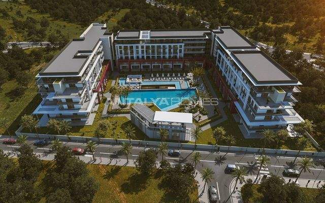 Stylish Flats in a Complex Near Airport in Kepez Antalya