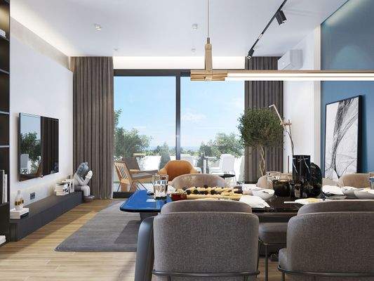 Semi-Detached Villas in Gazimağusa Tatlısu Steps From the Sea