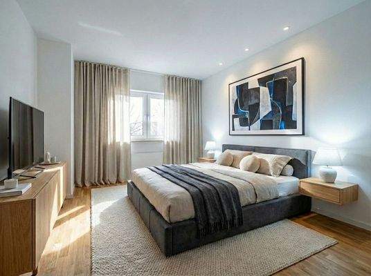 Innenvisualisierung Schlafzimmer