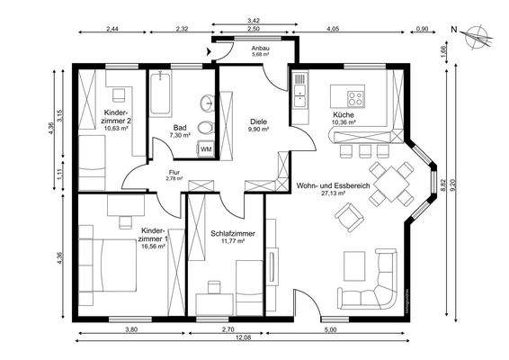 Grundriss Erdgeschoss