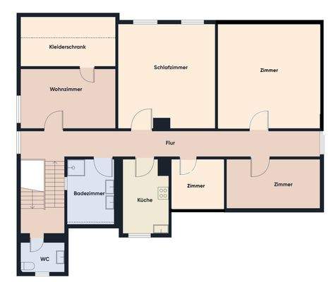 Grundriss ohne Maßstab / 2. Obergeschoss