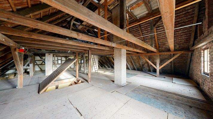 Dach - Perspektive von Links