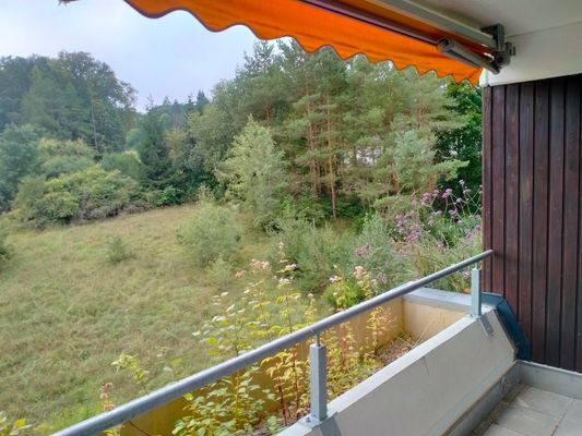 Balkon mit Fern-Blick