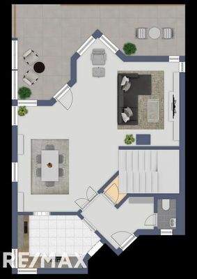 Grundriss visualisiert EG