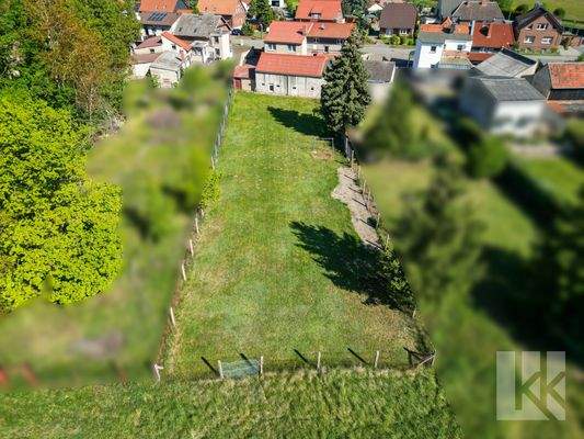 Drohnenaufnahme Garten