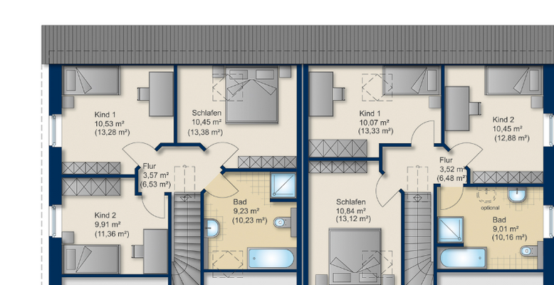 Grundriss-Idee-enthält Sonderausstattung