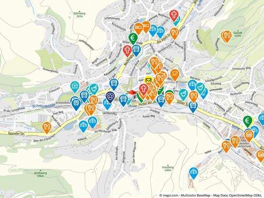 Geolyzer Kartenausschnitt