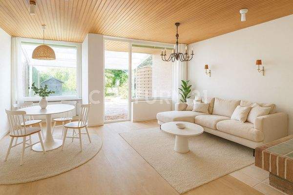 Wohnzimmer: Mit KI bearbeitetes Bild.