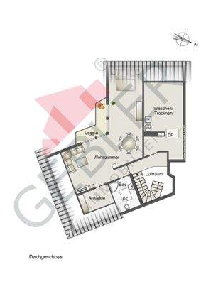 Ähnl. Grundriss Dachgeschoss