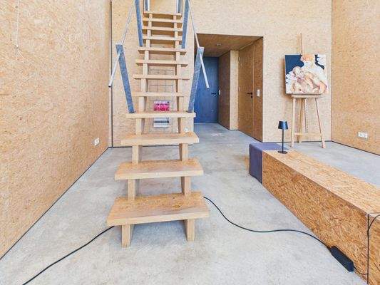 Aufgang -Empore, Atelierhaus 