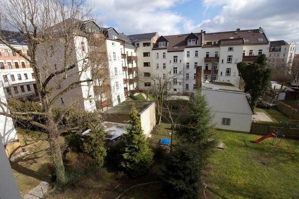 Ausblick Balkon