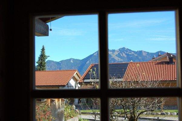 Blick vom Wohnzimmer