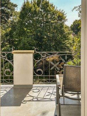 Balcony details in summer