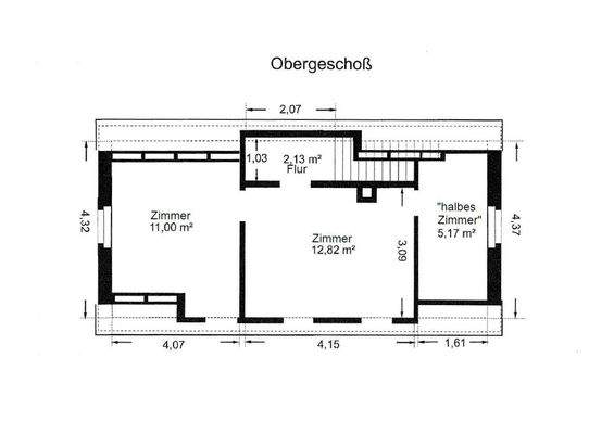 Grundriss Obergeschoss
