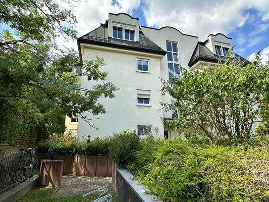 Rückansicht des Hauses