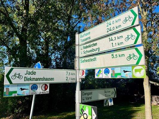 Schweiburg_Wegweiser