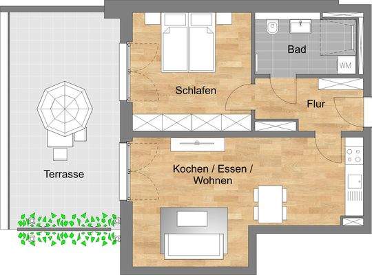Grundriss Wohnung 5