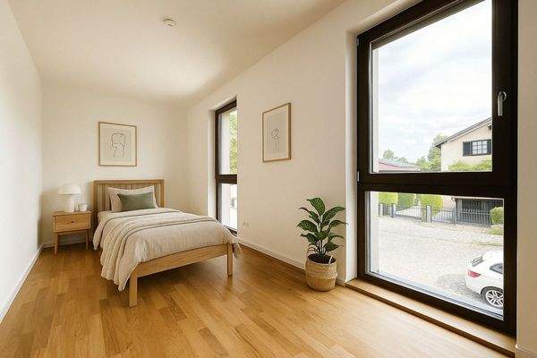 Gästezimmer 1.OG, KI-generiert, Einrichtungsvorschlag