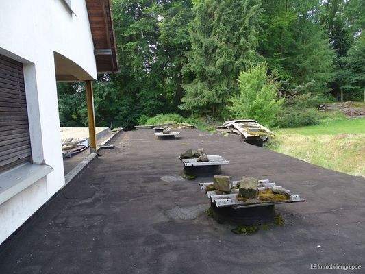 Terrassenvorbereitung