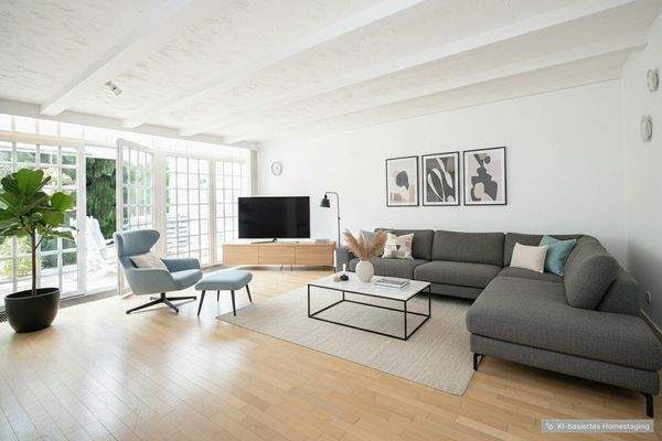 Wohnzimmer-Visualisiert