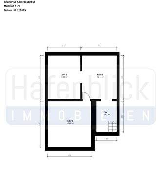 Grundriss Keller